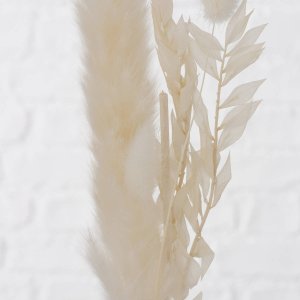 Boltze Porcelanowy wazon dekoracyjny Bianca, suszone kwiaty, wys. 16 cm 7