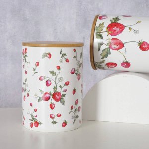 Boltze Pojemnik kuchenny ceramiczny w poziomki EMILY 4