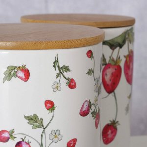 Boltze Pojemnik kuchenny ceramiczny w poziomki EMILY 5