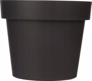 Ibergarden Doniczka samonawadniająca, plastikowa, antracytowa 2