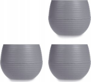 Ibergarden Doniczki samonawadniające, plastikowe, 3 sztuki, Ø 6 cm 2