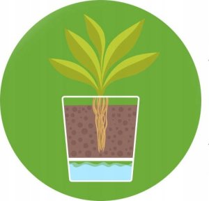 Ibergarden Doniczka samonawadniająca, plastikowa, kwadratowa 3