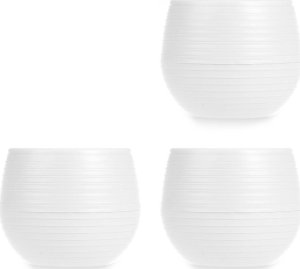 Ibergarden Doniczki samonawadniające, plastikowe, 3 sztuki, Ø 10 cm 2