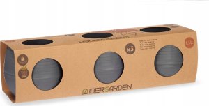 Ibergarden Doniczki samonawadniające, plastikowe, 3 sztuki, Ø 14 cm 3