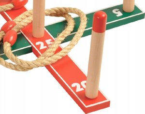 XQ Max Gra w rzucanie pierścieniem QUOITS, drewniana 2
