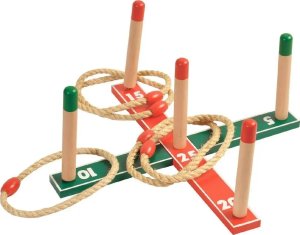 XQ Max Gra w rzucanie pierścieniem QUOITS, drewniana 4