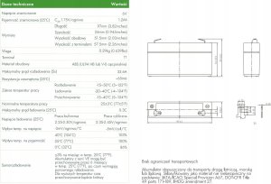 voltage Akumulator AGM Voltage 6V 1.2Ah VE6-1.2 4