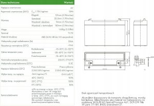 voltage Akumulator AGM Voltage 6V 12Ah VE6-12 4