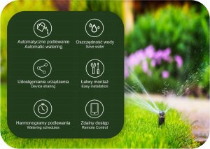 Tuya Zestaw do nawadniania WiFi Tuya 8 stref z zasilaczem 2