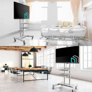 Onkron Mobilny stojak do TV 50"-83" do 90 kg ONKRON TS1881 Biały 4