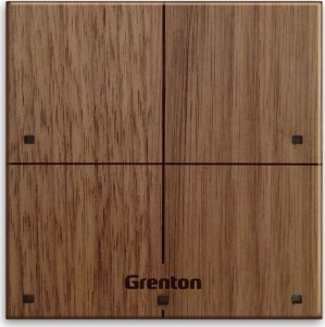 Grenton Panel dotykowy SMART PANEL 4B ciemne drewno Grenton 1