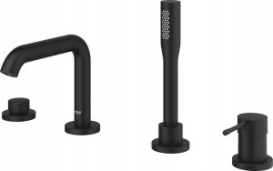 Grohe Grohe 4-otworowa bateria wannowa Essence czarny 25251KF1 4