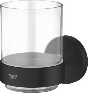 Grohe Grohe szklanka z uchwytem Essentials czarny mat 1022562430 2