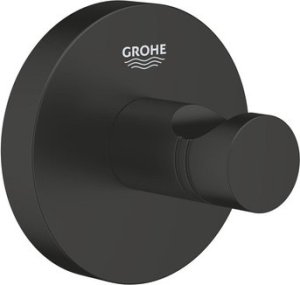 Grohe Grohe haczyk na płaszcz kąpielowy Essentials czarny mat 1024602430 1