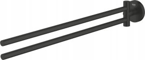 Grohe Grohe wieszak na ręcznik Essentials czarny mat 1024672430 2