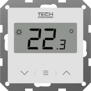 Tech Tech regulator przewodowy, pokojowy F-12B do listwy L-X i L-12 dedykowany do systemów ramkowych 55mm, biały STF-12BWH 2