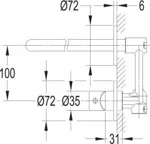 Bateria umywalkowa Omnires bateria umywalkowa podtynkowa Y grafit Y1215HGR 2