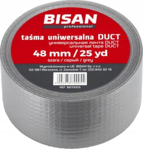 Bisan Bisan taśma uniwersalna DUCT 48mm/50yd, szara B870006 1