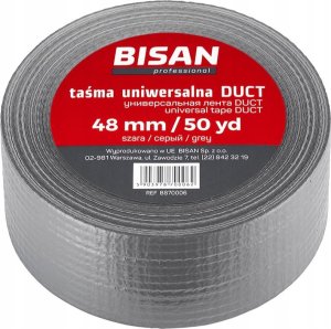 Bisan Taśma uniwersalna DUCT 48mm/50yd (szara) 2