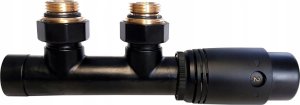 Invena Invena zestaw termostatyczny zespolony PROV typu duoplex do dolnego podłączenia, czarny CZ-91-015 6