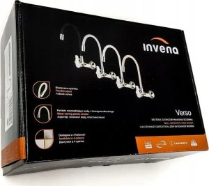 Bateria kuchenna Invena Invena bateria zlewozmywakowa Verso czarna BC-82-E4S 4