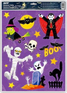 MFP paper naklejka halloween brokat HA001 30x42cm 1041940 1