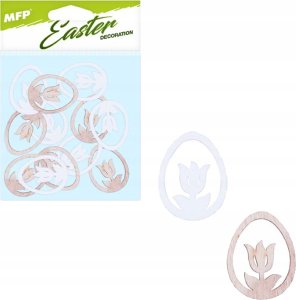 MFP paper tulipan dekoracja 3cm 12 szt. naturalny mix 2221746 1