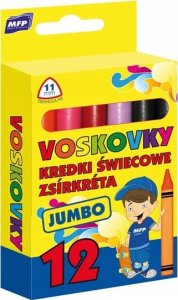 MFP paper kredki woskowe trójkątne Jumbo w zestawie 12 kolorów 6300342 1