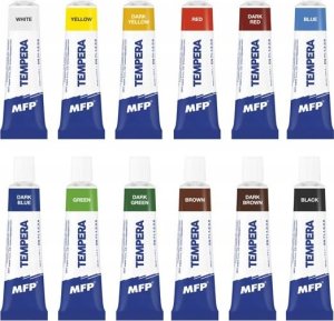 MFP paper farby tempera 12szt 12ml 6300357 4
