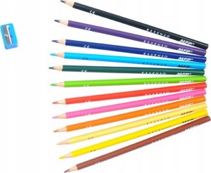 MFP paper kredki 12 szt. trójkątne z temperówką 6300624 4