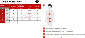 Arena Bluza Sportowa Dziecięca z Kapturem Arena Red Rozmiar 140 cm 2