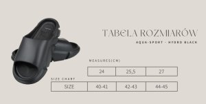 Aqua-Sport Klapki basenowe antypoślizgowe plaże pianka rozmiar 44-45 5