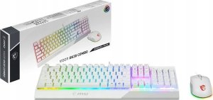 Klawiatura + mysz MSI MSI Vigor GK30 Combo White DE Keyboard+Maus S11-04DE305-CLA 1