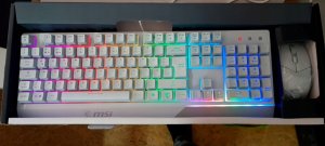 Klawiatura + mysz MSI MSI Vigor GK30 Combo White DE Keyboard+Maus S11-04DE305-CLA 2