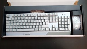 Klawiatura + mysz MSI MSI Vigor GK30 Combo White DE Keyboard+Maus S11-04DE305-CLA 3