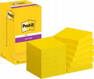 3M Post-it blok Super Sticky ultragul 76x76mm 12 blokke 1