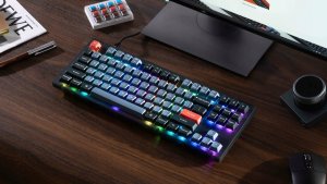 Klawiatura Keychron Keychron V3 TKL 80% Fully Assembled Knob K Pro Red Switch Frosted Black QMK/VIA 4