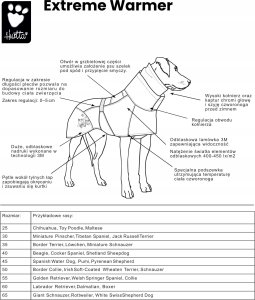 Hurtta Hurtta Extreme warmer, blackberry 30 cm 6