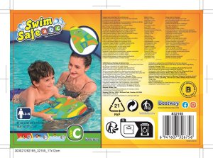 Bestway Deska do pływania Swim Safe 42 x 32 cm 19