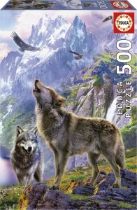 Educa Educa 500 Wolves In The Rocks 2