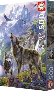 Educa Educa 500 Wolves In The Rocks 4