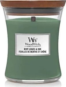 WoodWick Yankee Candle - WW Medium Hourglass - Mint Leaves & Oak 9