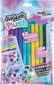 Epee Zestaw Airbrush Plush 10 pisaków + szablony 2