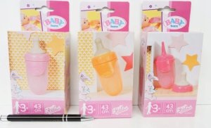 Baby Born BABY born Bottle w Cap 3 asst 43cm assorteret 13