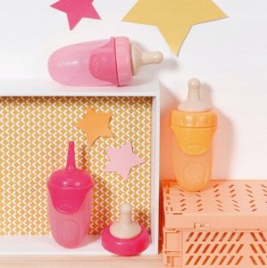 Baby Born BABY born Bottle w Cap 3 asst 43cm assorteret 18