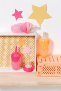 Baby Born BABY born Bottle w Cap 3 asst 43cm assorteret 3