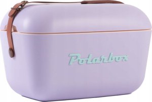 Polarbox POLARBOX Lilac - Yellow Classic retro cooler bag, 12L 1