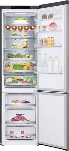Lodówka LG LG GBB72PZVCN1, 384 L, SN-T, 10 kg/24h, C, Fresh zone compartment, Stainless steel 2
