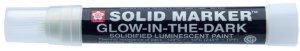 Sakura Sakura Solid Marker Glow-in-the-Dark, 1 pc(s), White, Bullet tip, Black, Round, 1.3 cm 2