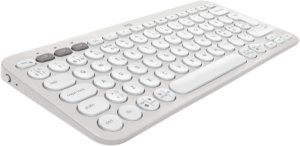 Klawiatura Logitech Logitech Pebble Keys 2 K380s, Mini, RF Wireless + Bluetooth, Scissor key switch, QWERTY, White 1